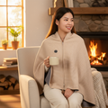 Pack Invierno: Poncho Térmico USB + Calentador de Pies