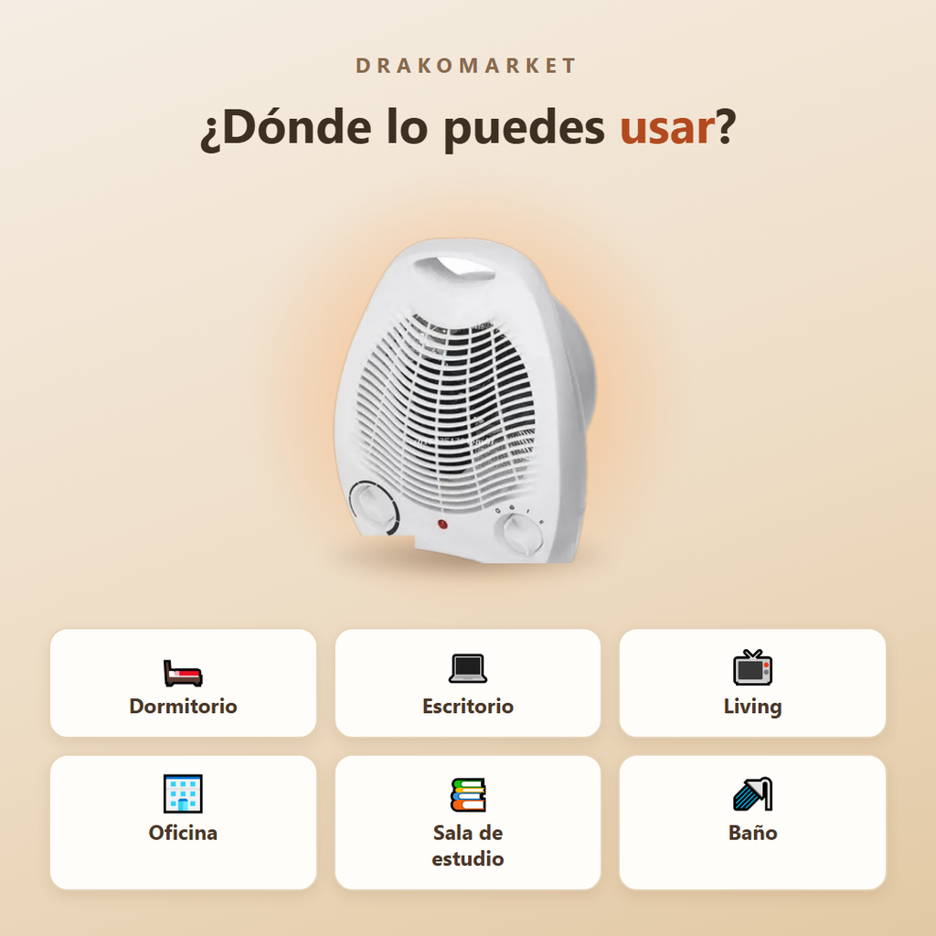 Dónde usarlo: dormitorio, escritorio, living, oficina, sala de estudio y baño.