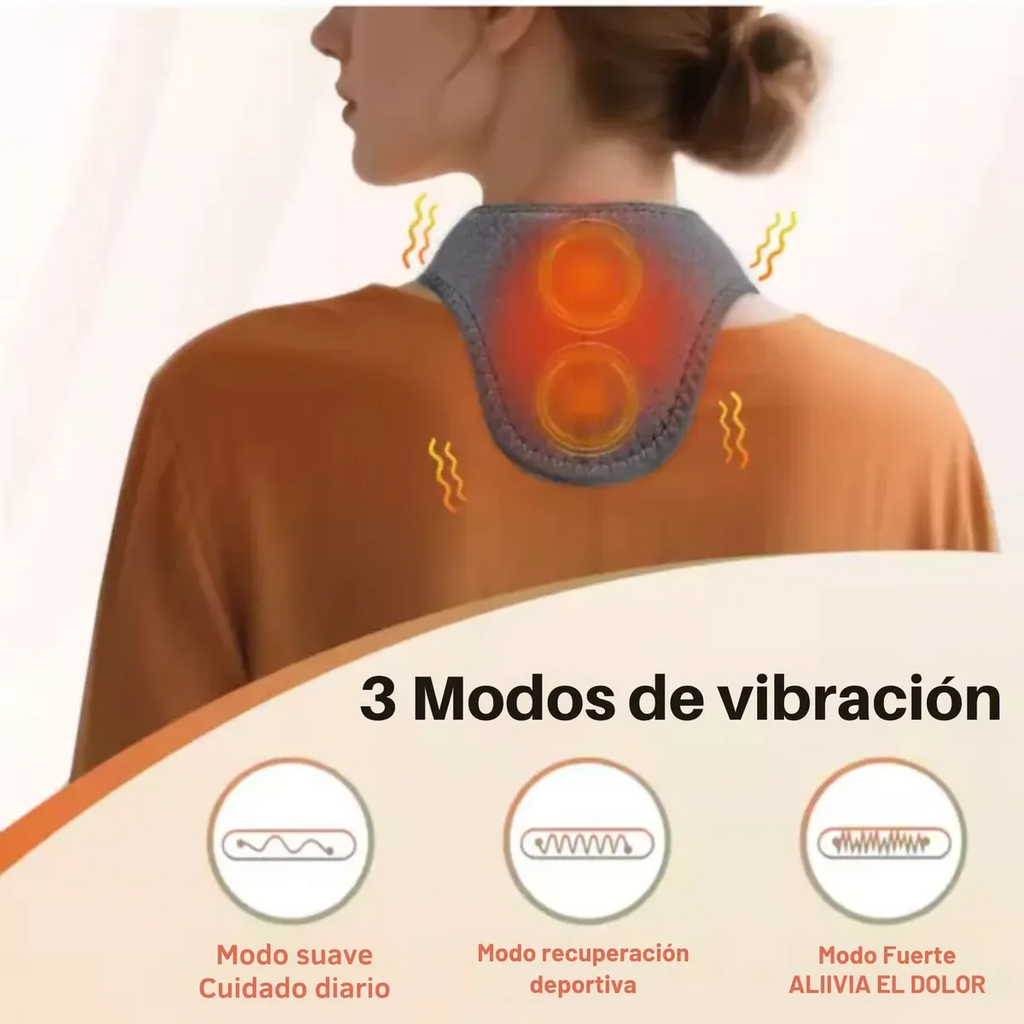 Collar térmico cervical USB con vibración DrakoMarket — foto 4
