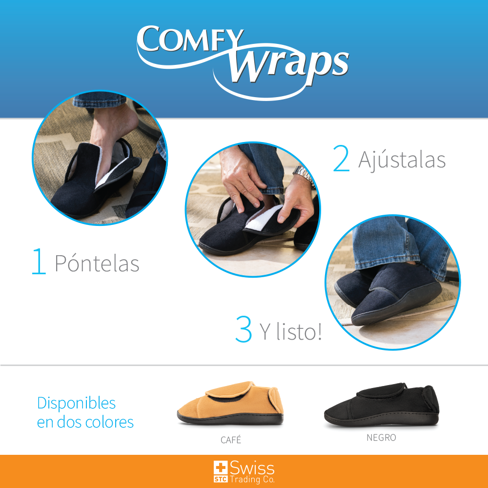 Pantuflas Comfy Wraps Ajustables - DrakoMarket Chile (foto 15)