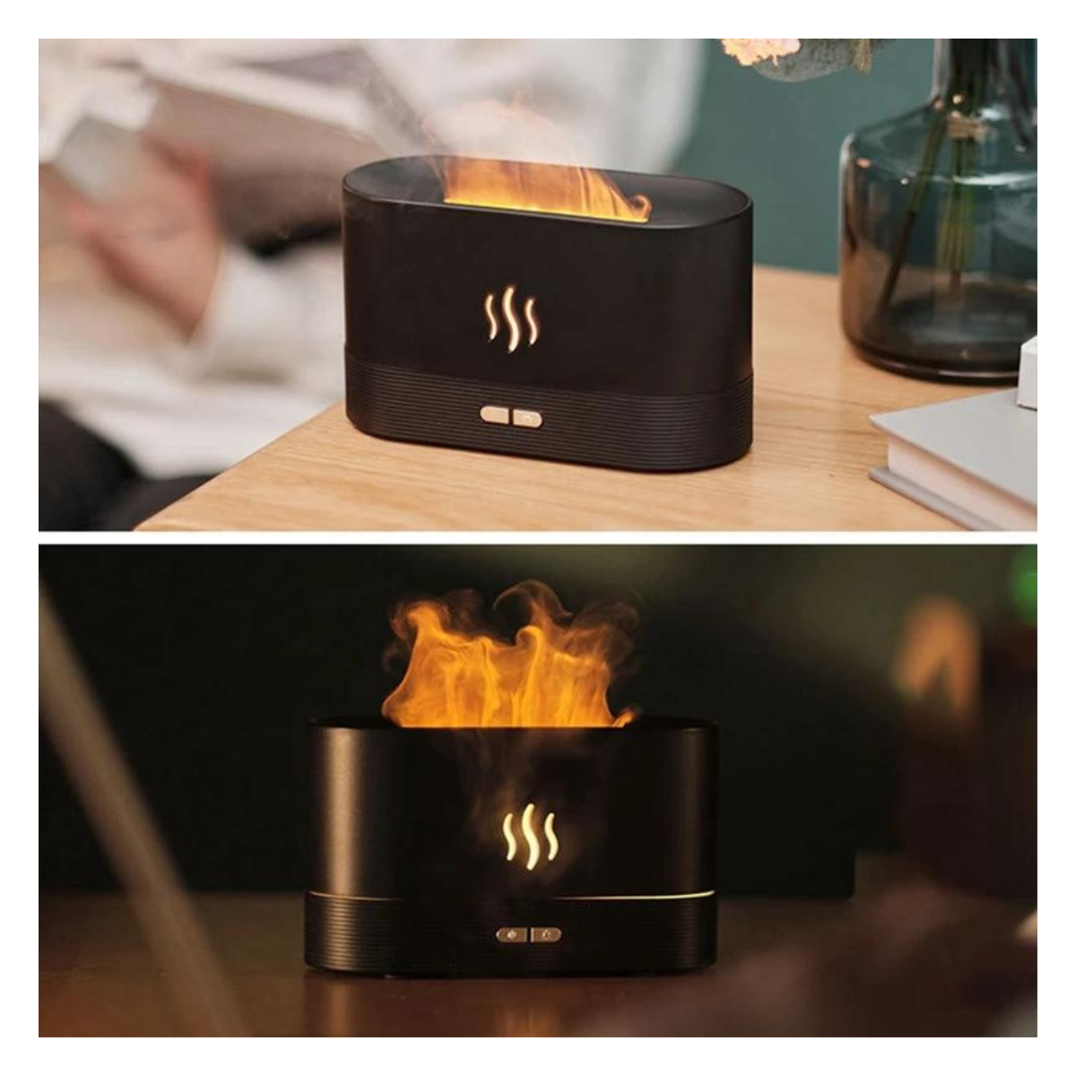 Lámpara Humidificadora Efecto Llama - DrakoMarket Chile (foto 1)